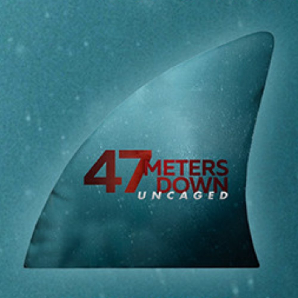 New! 15" Shark Fin Pillow 47 Meters Down Uncaged Movie